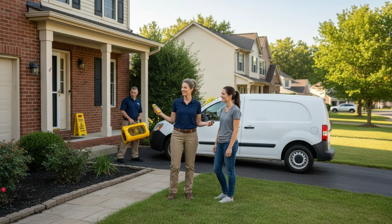 Water restoration image for Water Damage & Restoration Services in Harshaw, WI